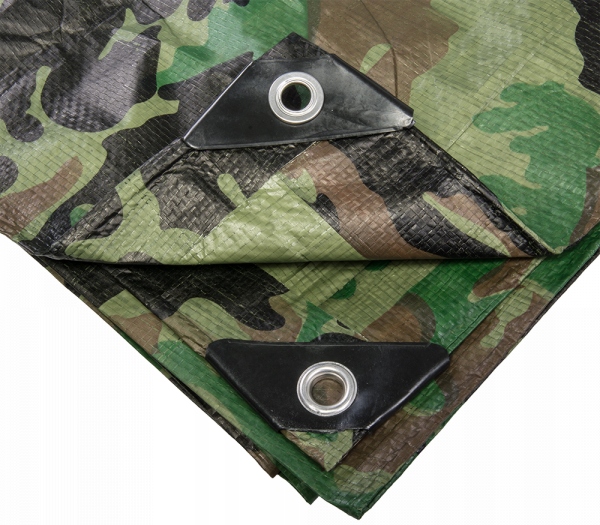 Maskovacia plachta CAMOforest 5x6m, ideálna pre outdoorové aktivity